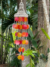 NEW Balinese Shell Top Capiz Shell Windchime / Mobile - Shell Decor Hanger