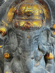 Balinese Ganesha Statue 30cm tall - Hand Crafted Cast Concrete Bali Ganesha