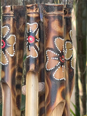 NEW Balinese Birdhouse / Bamboo Wind Chime - Bali Bamboo Wind Chime