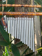 NEW Balinese Bamboo / Aluminium Wind Chime - Bali Bamboo Wind Chime GREAT sound!