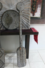 NEW Indonesian Hand Carved Primitive Wooden Paddler or Wall Art - TIMOR ART