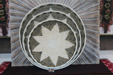 New Balinese Hand Woven Open Rattan Basket / Tray - Bali Basket 50, 60 or 70cm