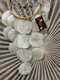 NEW Balinese Handmade Dream Catcher with Capiz Shell Trim - Bali Dream Catch