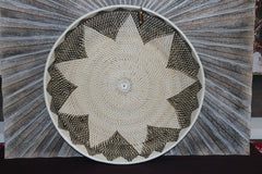 New Balinese Hand Woven Open Rattan Basket / Tray - Bali Basket 50, 60 or 70cm