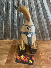 NEW Balinese Hand Carved Wooden S Bikini Duck - Bali Rice Paddy Duck - ASST