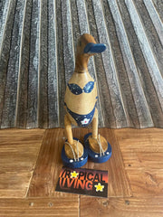NEW Balinese Hand Carved Wooden S Bikini Duck - Bali Rice Paddy Duck - ASST