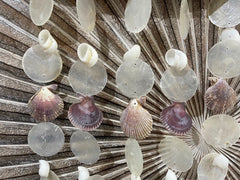 NEW Balinese Capiz/Shell Windchime / Mobile - 6 Strand Bar Bali Chimes