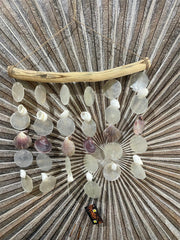 NEW Balinese Capiz/Shell Windchime / Mobile - 6 Strand Bar Bali Chimes