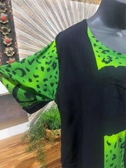 NEW Balinese Ladies Short Sleeve Top / Loose fitting comfortable top ONE SIZE