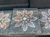 Balinese Motif Pebble Concrete Stepper / Pebble Stepping Stone - Bali Garden Art