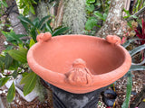 NEW Balinese Terracotta Frog Bowl or Pot - Bali Frog Pot or Water Bowl - Small