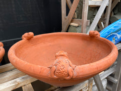 NEW Balinese Terracotta Frog Bowl or Pot - Bali Frog Pot or Water Bowl - Large