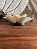 NEW Balinese Lotus T-Light or Votive Candle Holder - Capiz Shell Lotus Candle