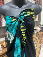 Bali Beach Mumu Sarong - Balinese Sarong Dress - Tie Up Tube Sarong S-XL