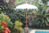 NEW Balinese 2m Single Ceremony Umbrella - Bali Umbrella - Balinese Garden Art