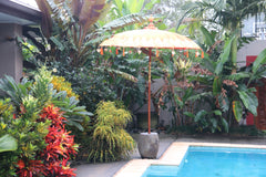NEW Balinese 2m Single Ceremony Umbrella - Bali Umbrella - Balinese Garden Art