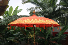 NEW Balinese 2m Single Ceremony Umbrella - Bali Umbrella - Balinese Garden Art