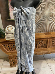 Bali Beach Mumu Sarong - Balinese Sarong Dress - Tie Up Tube Sarong S-XL