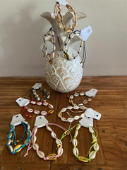 NEW Hand Crafted Shell Bracelet - 10 Colours - Perfect Inexpensive Gift