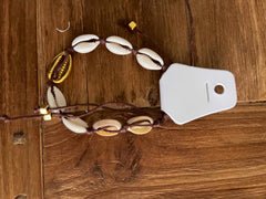 NEW Hand Crafted Shell Bracelet - 10 Colours - Perfect Inexpensive Gift