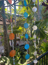 NEW Balinese Capiz Shell with Mirror Hanging Strand / Mobile - Bali Shell