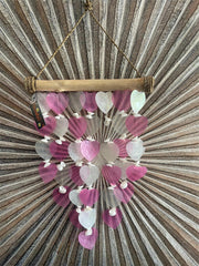 NEW Balinese Capiz Shell Windchime / Mobile - 7 Strand Bar Bali Chimes