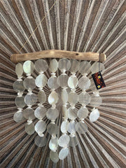 NEW Balinese Capiz Shell Windchime / Mobile - 8 Strand Bar Bali Chimes