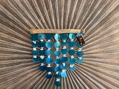 NEW Balinese Capiz Shell Windchime / Mobile - 7 Strand Bar Bali Chimes