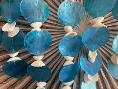NEW Balinese Capiz Shell Windchime / Mobile - 7 Strand Bar Bali Chimes
