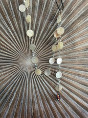 NEW Balinese Capiz Shell with Mirror Hanging Strand / Mobile - Bali Shell