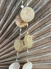 NEW Balinese Capiz Shell with Mirror Hanging Strand / Mobile - Bali Shell