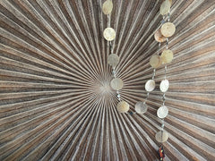 NEW Balinese Capiz Shell with Mirror Hanging Strand / Mobile - Bali Shell