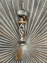 NEW Balinese Timber WELCOME Sign Rowboat/Driftwood/Shells