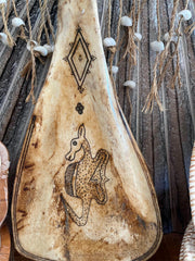 Indonesian Hand Crafted Primitive/Tribal Bone Sculpture on Stand - TIMOR ART