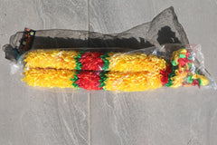 NEW Hand Made Balinese Garland ( Hindu Jai Mala ) Assorted 50cm Yellow tones...