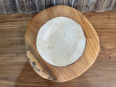 Balinese Hand Crafted Teak & Capiz Shell Bowl / Platter - Bali Teak Wood Bowl