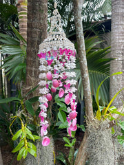NEW Balinese Shell & Butterfly Windchime / Mobile - Bali Shell Mobile / Chime