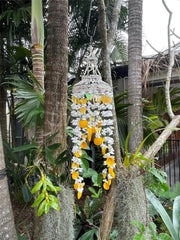 NEW Balinese Shell & Butterfly Windchime / Mobile - Bali Shell Mobile / Chime