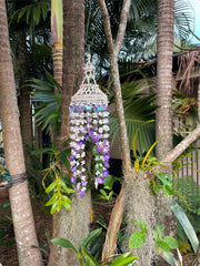 NEW Balinese Shell & Butterfly Windchime / Mobile - Bali Shell Mobile / Chime