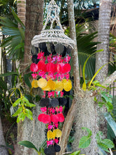 NEW Balinese Capiz Shell & Butterfly Windchime / Mobile - Bali Shell Windchime