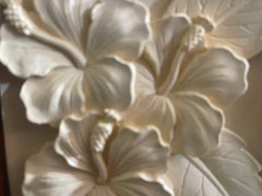 NEW Balinese Hand Crafted Tropical Wall Panel w/Bali Carved Frame - STUNNING!! S