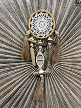 NEW Balinese Handmade Dream Catcher w/Boat/Shell/Pebble Trim - Bali Dream Catch