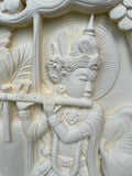 NEW Balinese Hand Crafted Krisna Wall Relief STUNNING! 60x100cm - Bali Relief