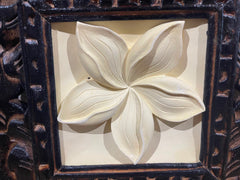 NEW Balinese Hand Crafted Tropical Wall Panel w/Bali Carved Frame - STUNNING!! S