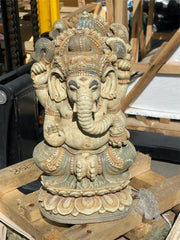 NEW Balinese Cast Ganesha hand finished by Artist - Stunning Bali Ganesh