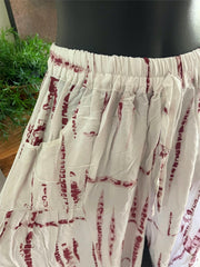 Balinese Ladies Long Flarred Pants - SO COMFY Elastic Waist Pants - Bali Pants