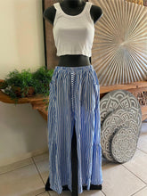 Balinese Ladies Long Flarred Pants - SO COMFY Elastic Waist Pants - Bali Pants