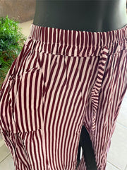 Balinese Ladies Long Flarred Pants - SO COMFY Elastic Waist Pants - Bali Pants