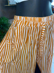 Balinese Ladies Long Flarred Pants - SO COMFY Elastic Waist Pants - Bali Pants