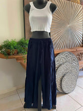 Balinese Ladies Long Flarred Pants - SO COMFY Elastic Waist Pants - Bali Pants